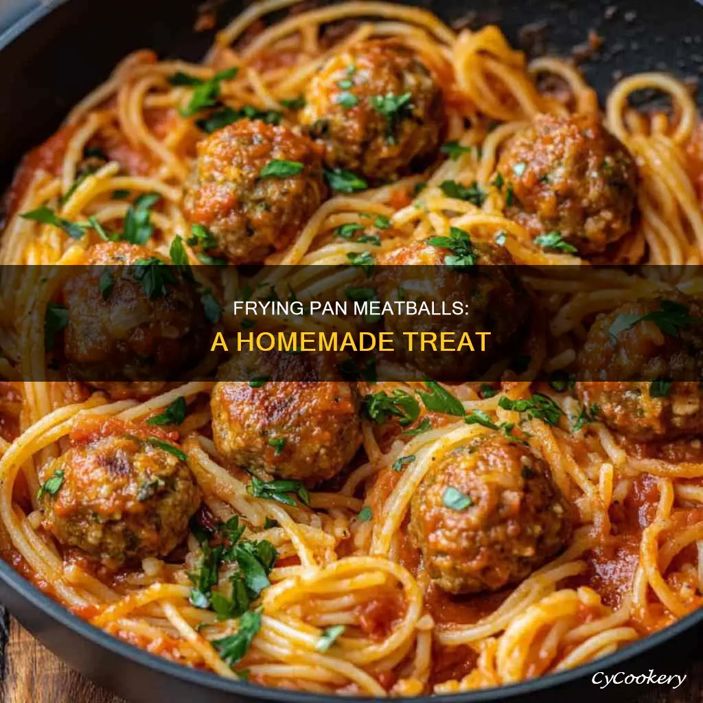 can I make homeade meatball in the frying pan