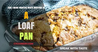 Martha White Muffins: Loaf Pan Experiment