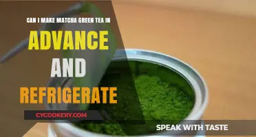 Make-Ahead Matcha: Can You Refrigerate Green Tea in Advance?