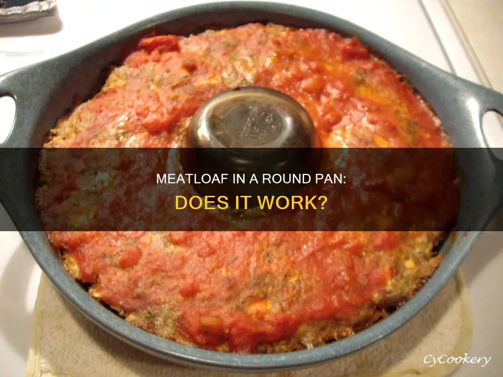 can I make meatloaf in a round pan