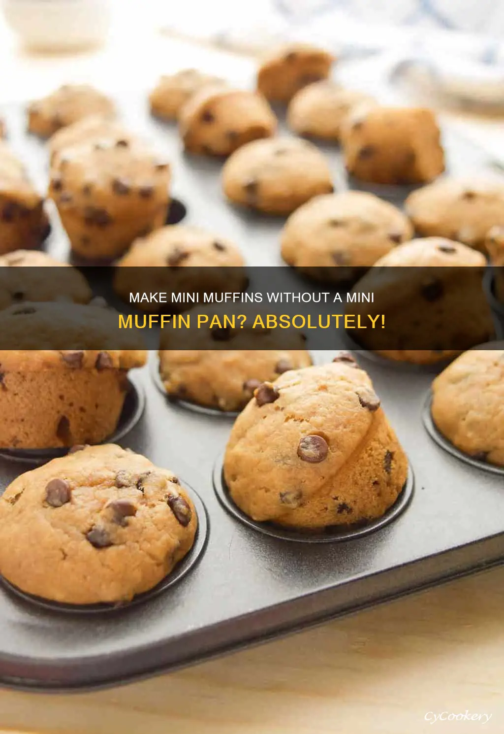 can I make mini muffins without a mini muffin pan