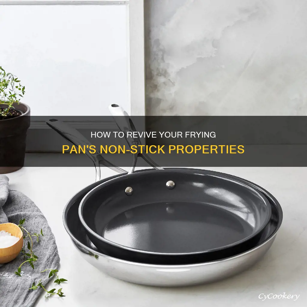 can I make my frying pan non stick again