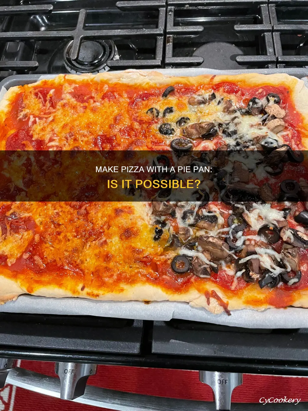 can I make my own pizza with pie pan
