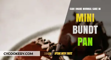 Mini Bundt Pan: Can You Bake a Regular Cake?
