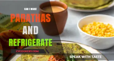 Refrigerating Parathas: A Time-Saving Tip for Busy Cooks