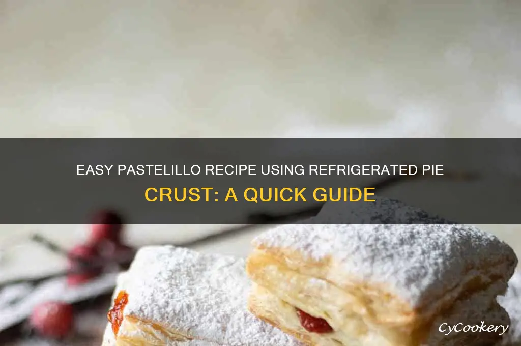 can i make pastalillo with refrigerator pie crust