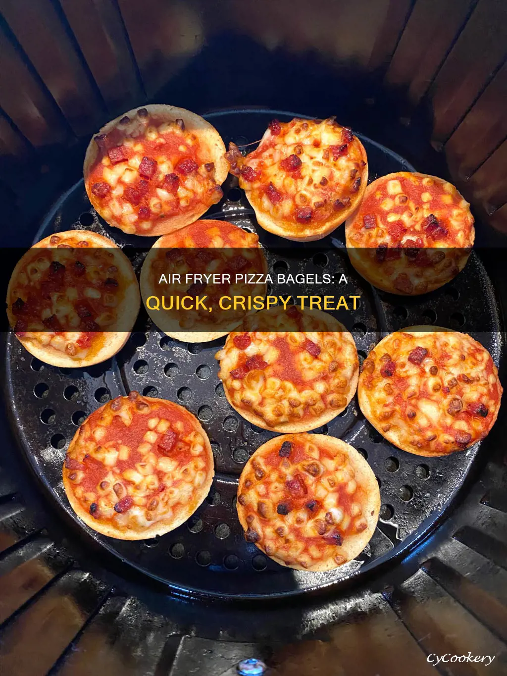 can i make pizza bagels in the air fryer