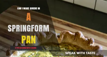 Springform Pan for Quiche: Does it Work?