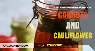 Crispy Carrot and Cauliflower Refrigerator Pickles: A Quick, Easy Recipe