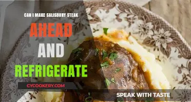 Make-Ahead Salisbury Steak: Refrigerate and Reheat for Easy Meals