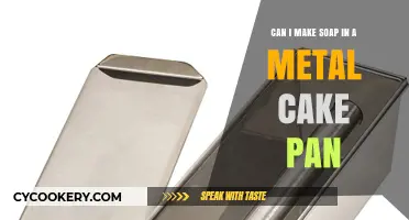 Making Soap: Metal Cake Pans, Yay or Nay?