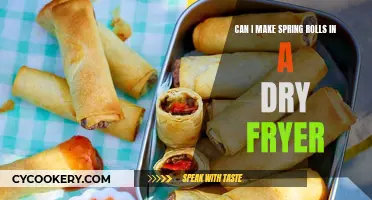 Spring Rolls: Dry Fryer Magic?