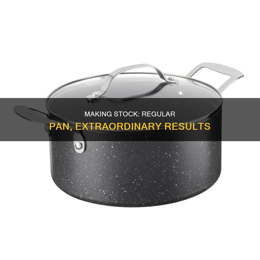 can I make stock in a regyalr pan