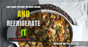 Prep Ahead: Can You Make and Refrigerate Stuffing Overnight?