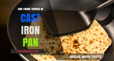 Cast Iron Pan: Best for Making Tapioca?