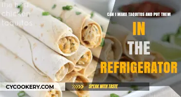 Refrigerating Taquitos: Tips for Storing Homemade Crispy Rolls Safely