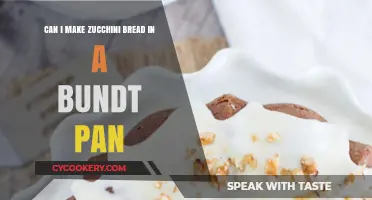 Zucchini Bread in a Bundt Pan: Is It Possible?