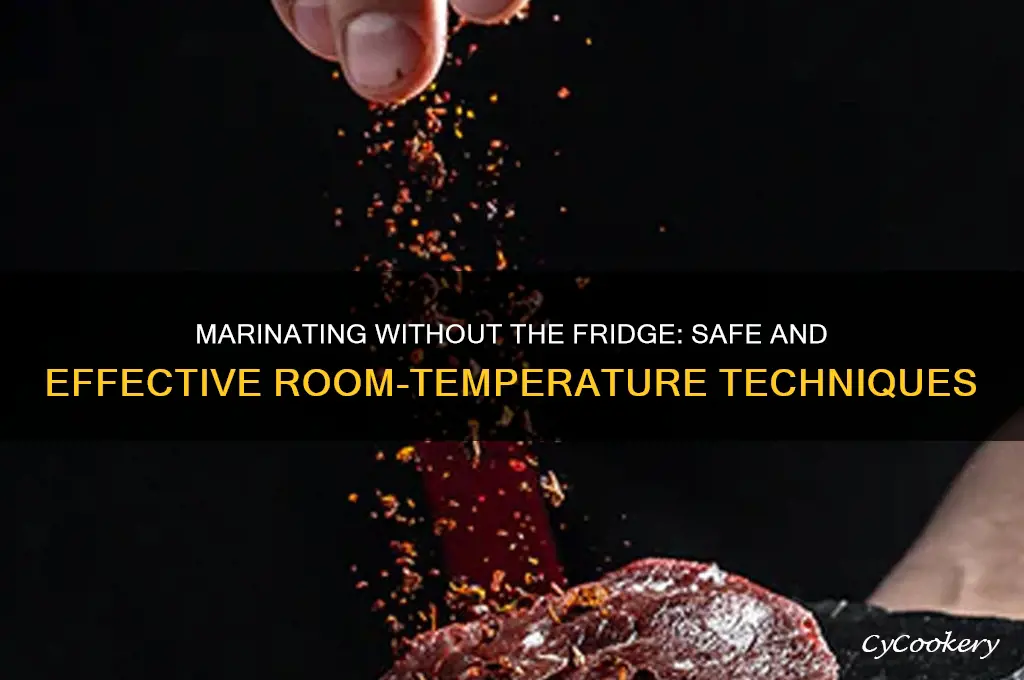 can i marinate without using the refrigerator
