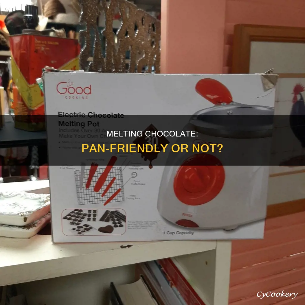 can I melt chocolate in a pan