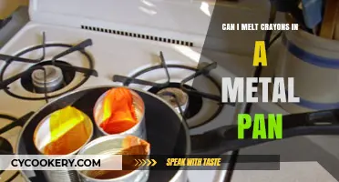 Melting Crayons: Metal Pan Safe?