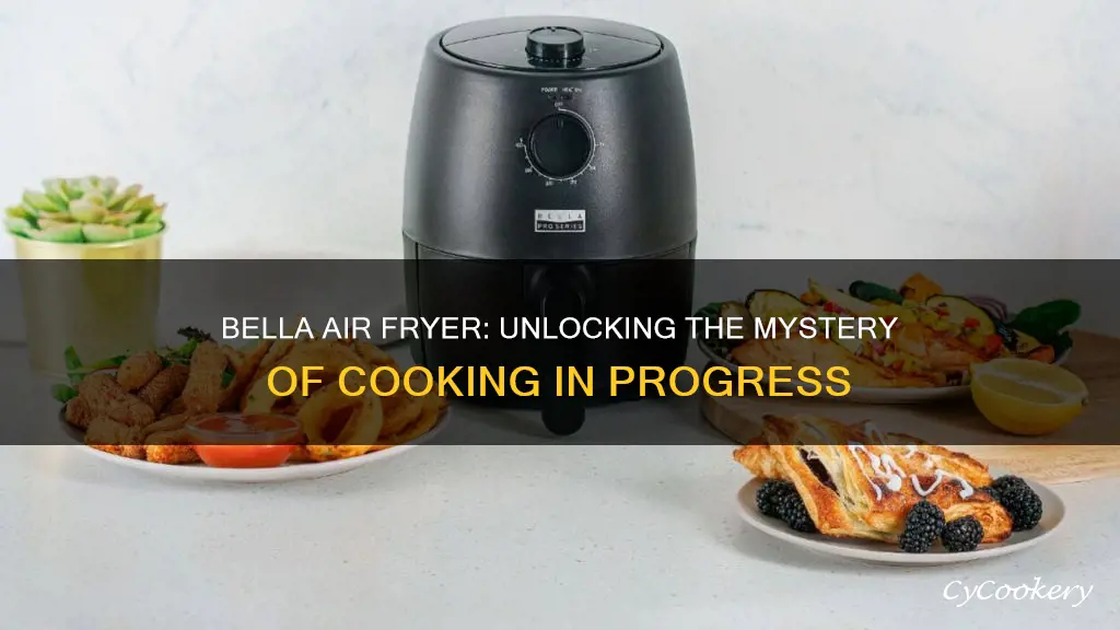 can i open bella air fryer while its cooking