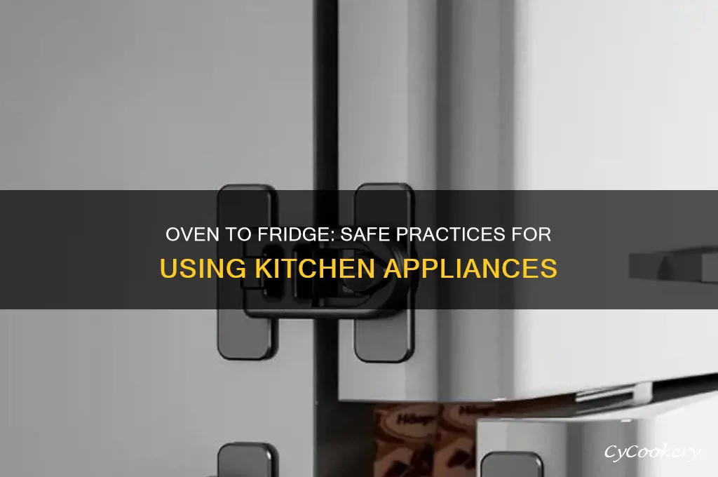 can i open the refrigerator after using the oven