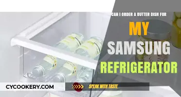 Butter Dish Compatibility: Can You Order One for Your Samsung Fridge?