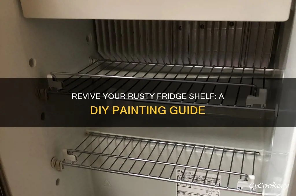 can i paint a rusty refrigerator shelve