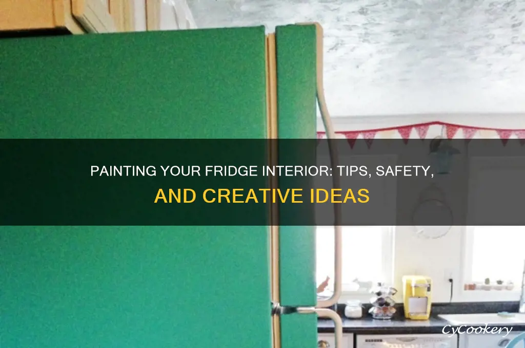 can i paint inside refrigerator