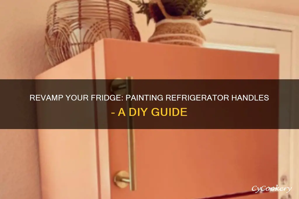 can i paint my refrigerator handles