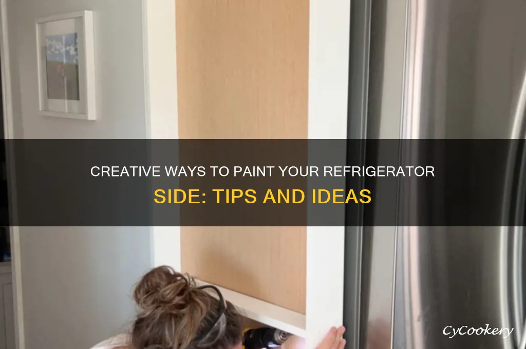 can i paint the side of my refrigerator