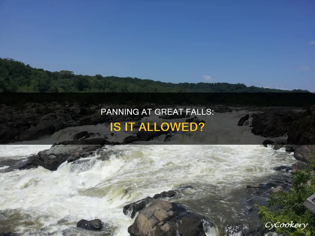 can I pan at great falls park