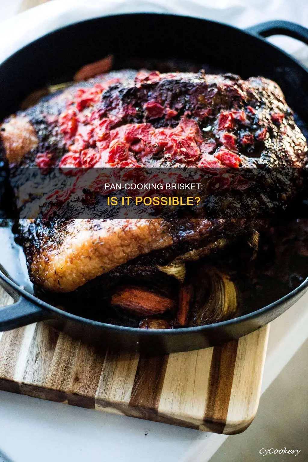 can I pan cook brisket