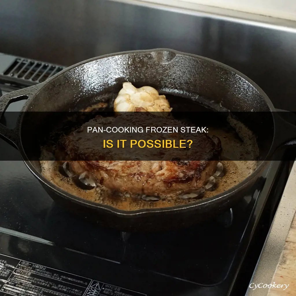 can I pan cook frozen steak