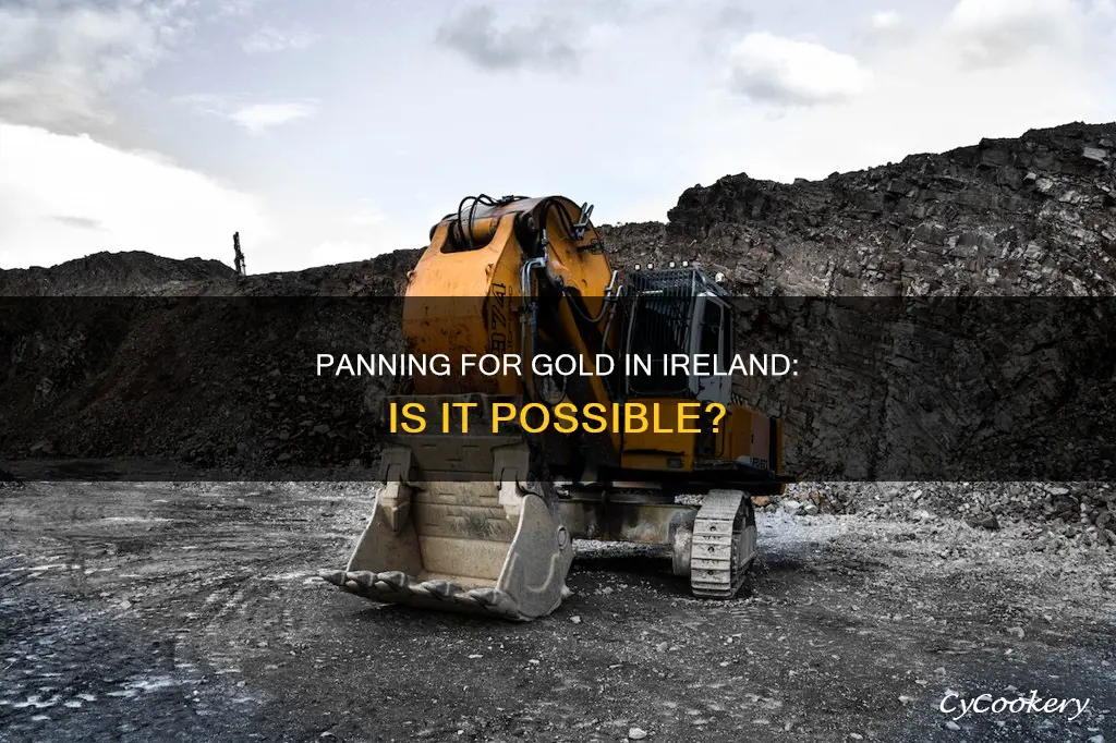 can I pan for gold in ireland