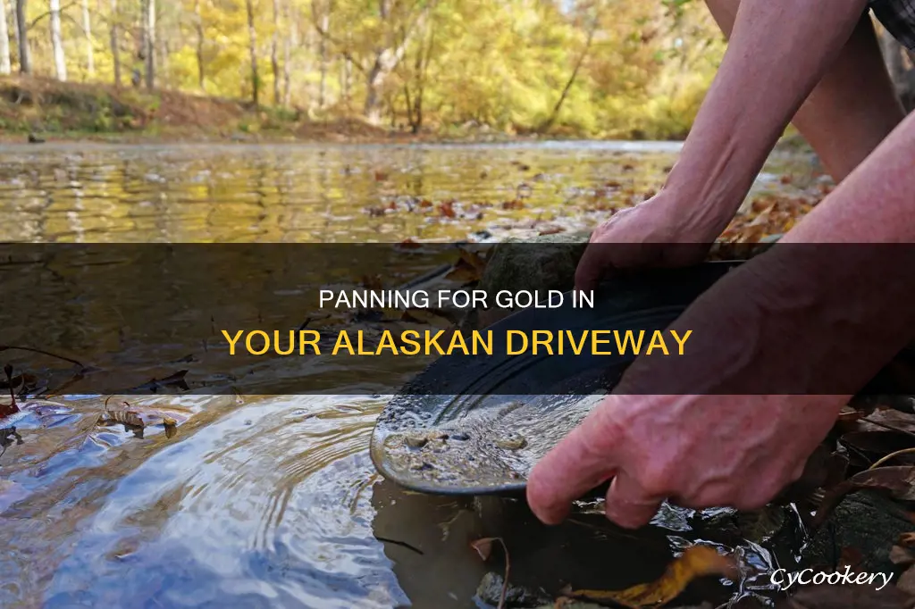 can I pan for gold in my driveway in alaska
