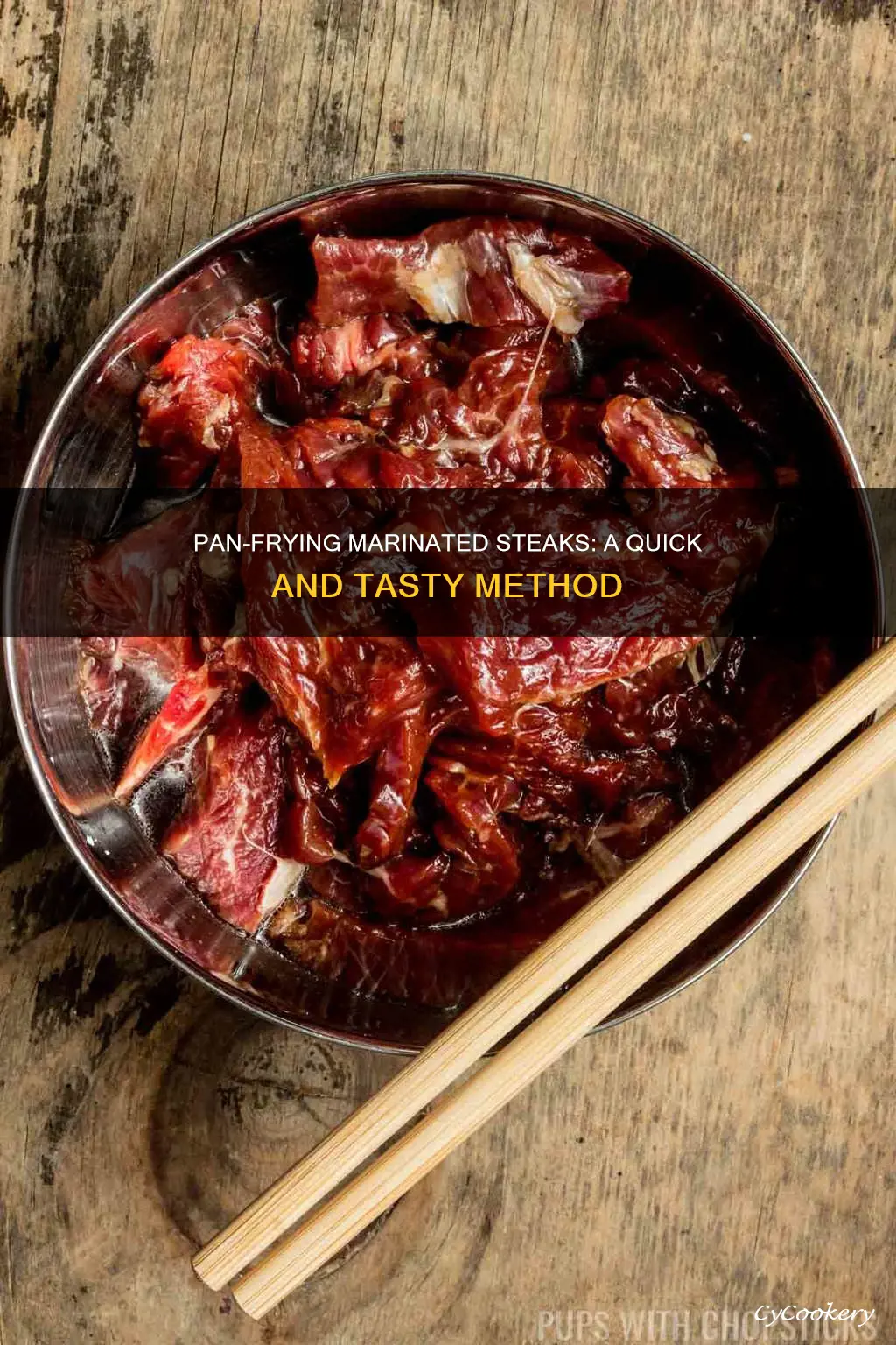 can I pan fry a marinated steak
