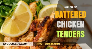 Pan-Frying Battered Chicken Tenders: Is It Possible?