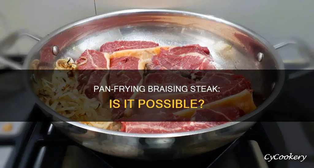 can I pan fry braising steak