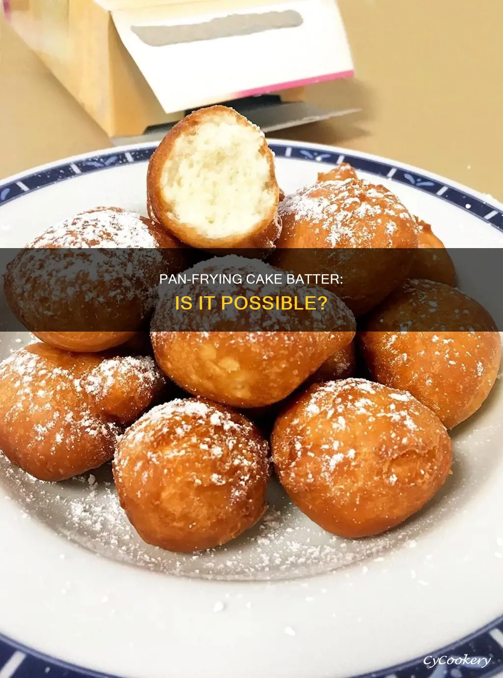 can I pan fry cake batter