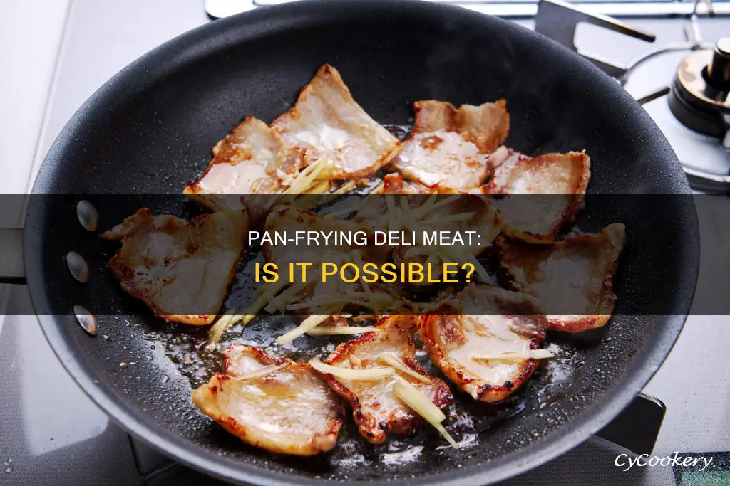 can I pan fry deli meat