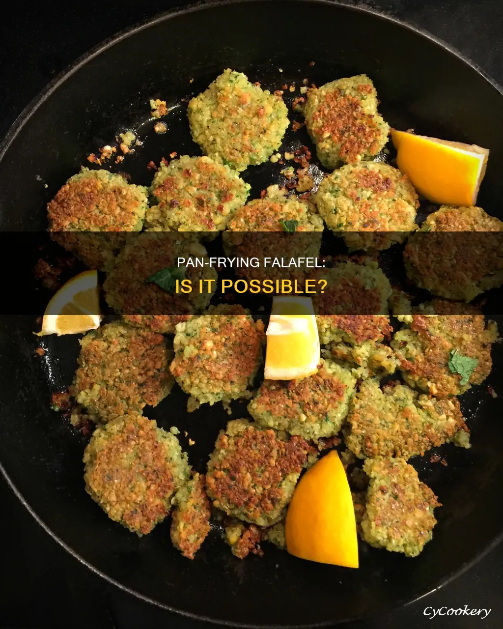 can I pan fry falafel