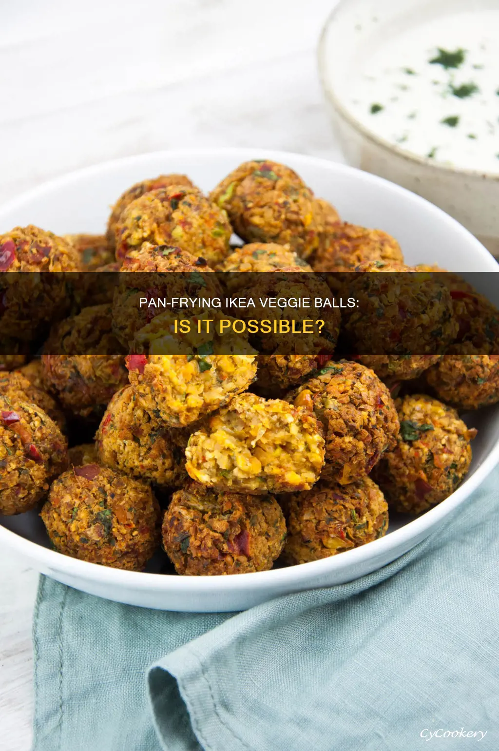 can I pan fry ikea veggie balls