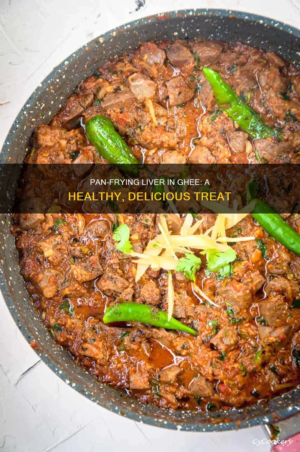 can I pan fry liver in ghee