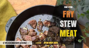 Pan-Frying Stew Meat: Is It Possible?