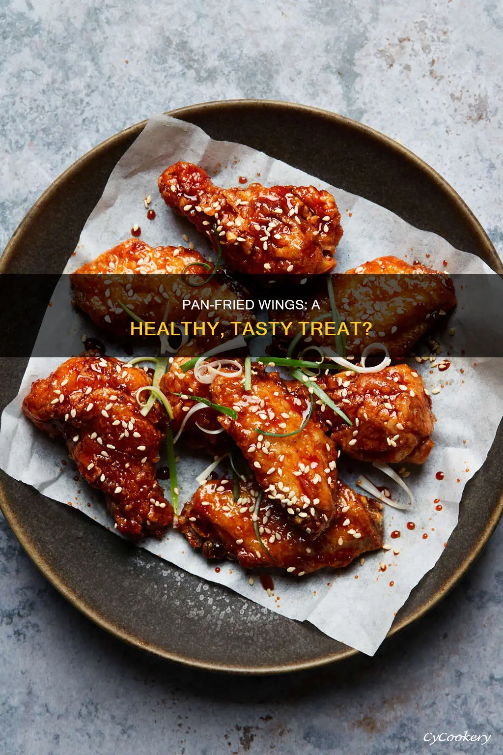 can I pan fry the wings with a ittle oil