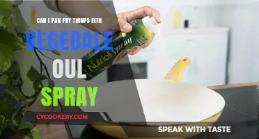 Vegetable Oil Spray: Pan-Frying's Best Friend?