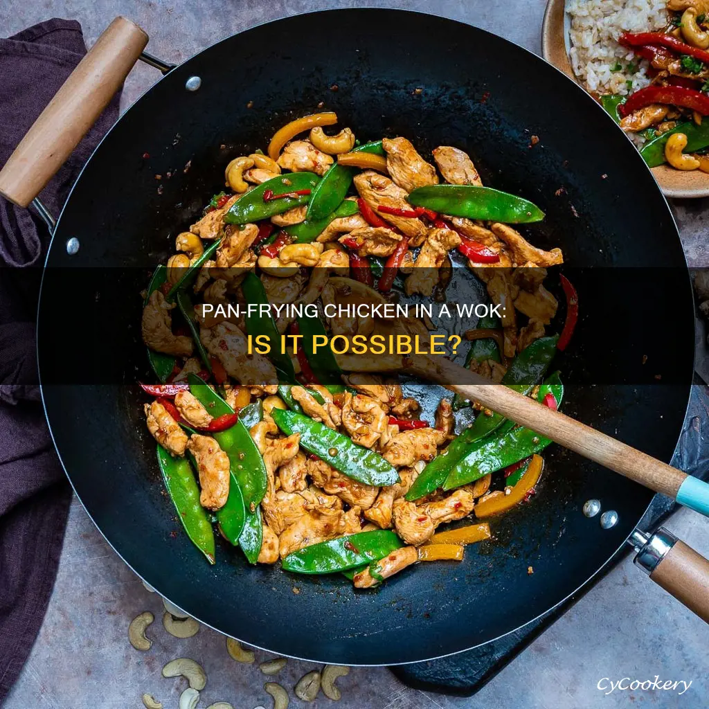 can I pan frying chicken in wok