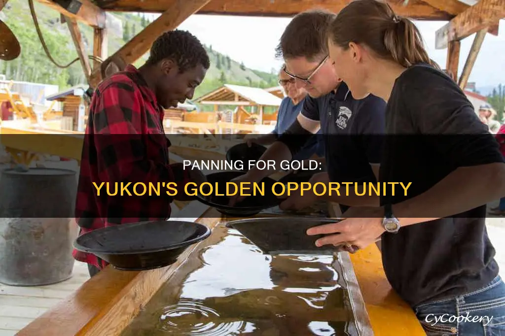 can I panning for gold in yukon