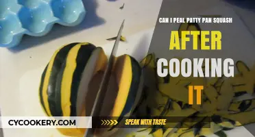 Peeling Patty Pan Squash: Before or After Cooking?